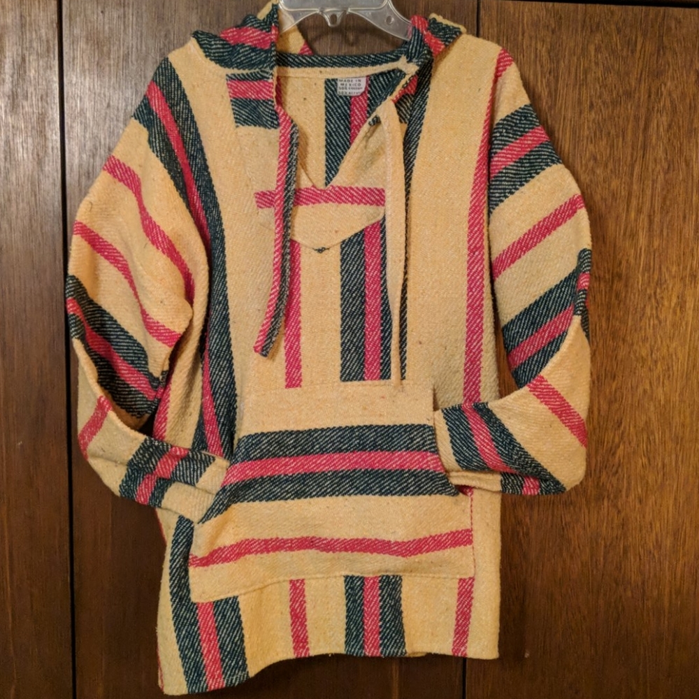 Rasta Mexico woven hoodie
